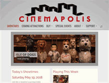 Tablet Screenshot of cinemapolis.org